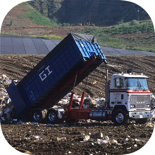 3D Garbage Truck Driver