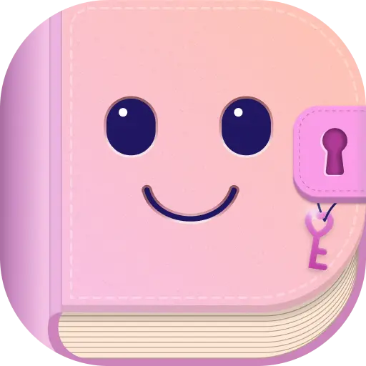 Daily Diary: Journal with Lock icon