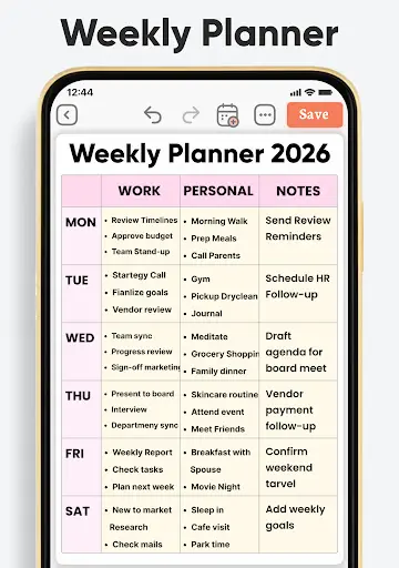 Daily Planner, To Do List screenshot 2