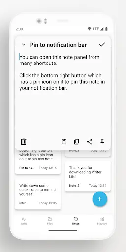 Lite Writer: Writing/Note/Memo screenshot 3