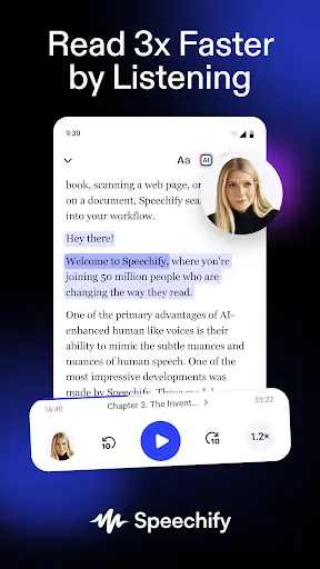 Speechify – Text to Speech screenshot 1