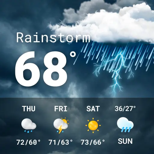 Weather app - Radar & Widget